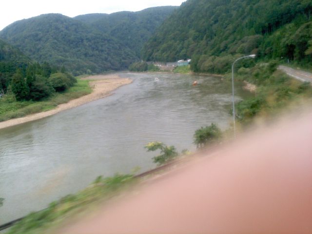 米坂線沿線の風景