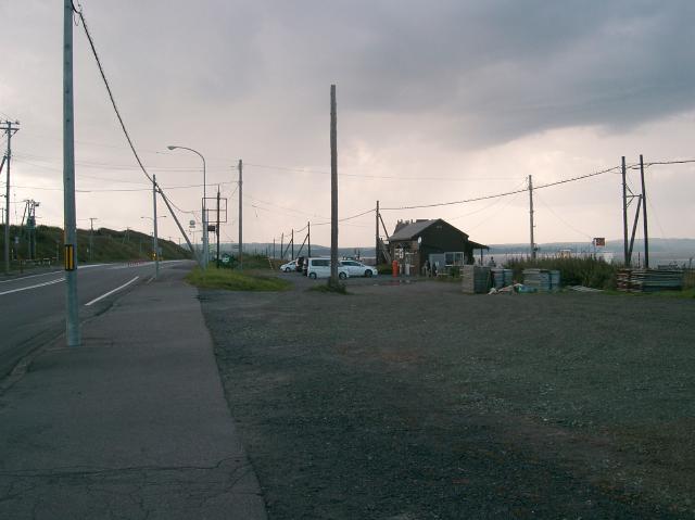 北浜駅前、わびしい風景