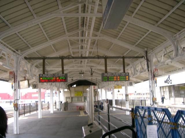 下関駅の電光掲示板