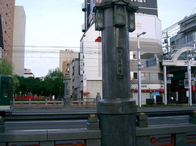 はりまや橋の標柱