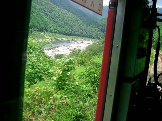四万十川と流域-5、沈下橋を撮影できた