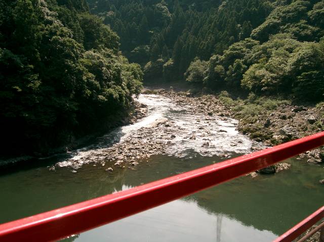 保津峡、亀岡の手前