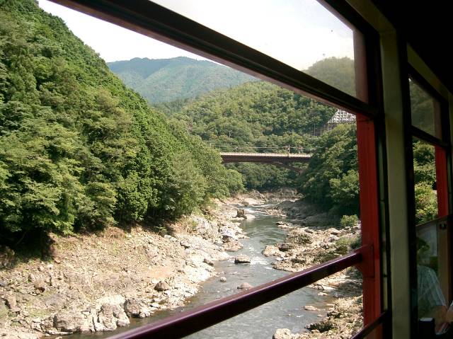 保津峡駅近く
