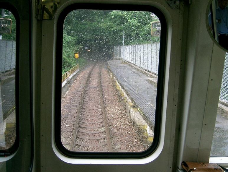 宇都井駅のホーム
