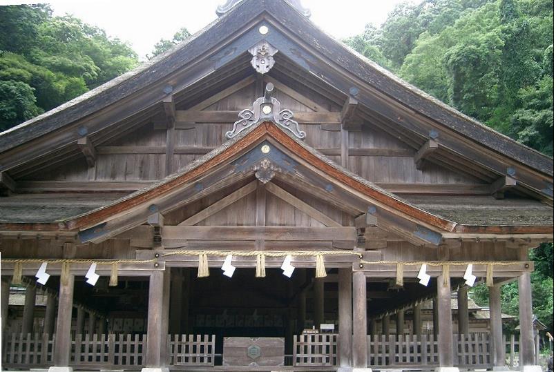 美保神社の堂内